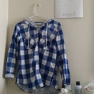 Hooded Air Force Academy Flannel